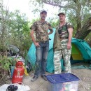 У палатки, озеро  Аграхан