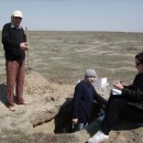 Отбор почвенных образцов, 2010 г. Терско-Кумская низменность