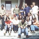 член-корреспондент РАН Магомедов М.-Р.Д. со студентами (Польша, Люблинский университет)